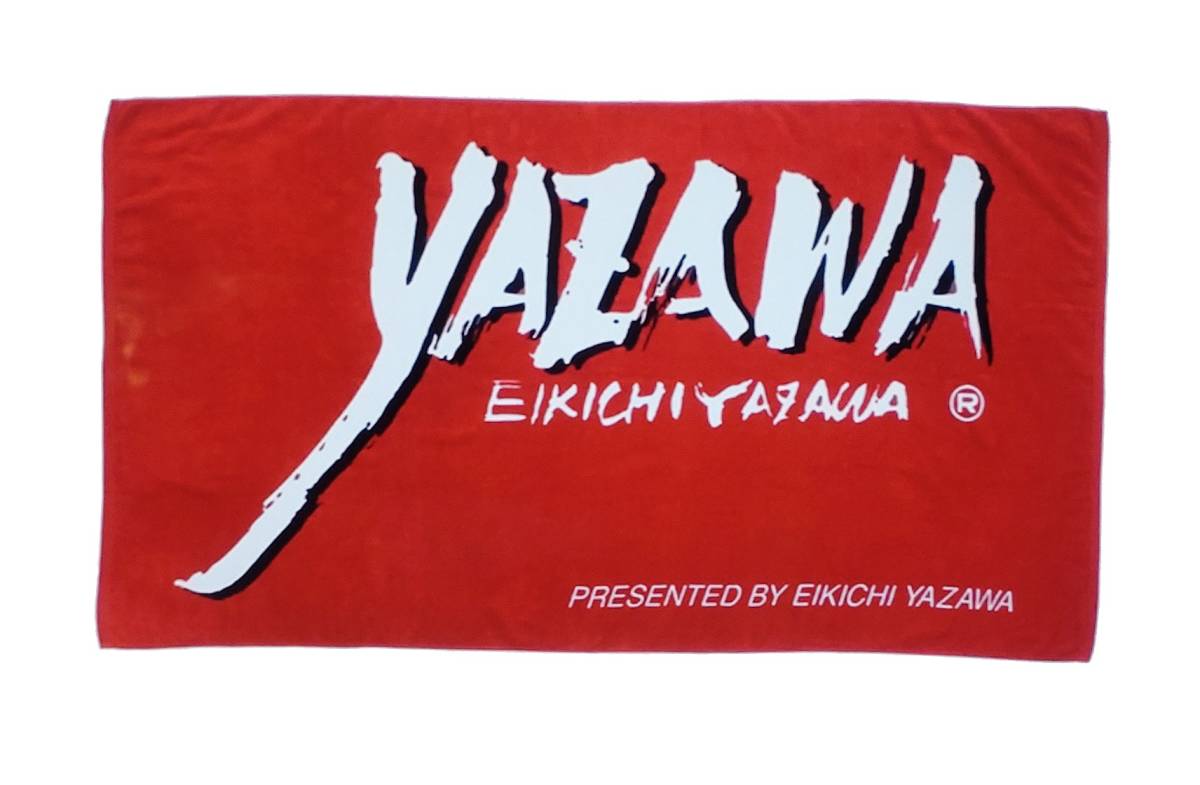 矢沢永吉 限定 SBT スペシャルビーチタオル 82 (フデシャドー)赤/白