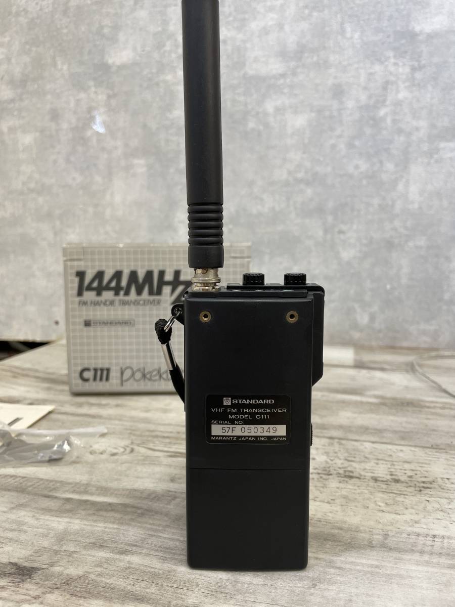 Yahoo!オークション - STANDARD C111 pokekuro VHF FM TRANSCEIVER