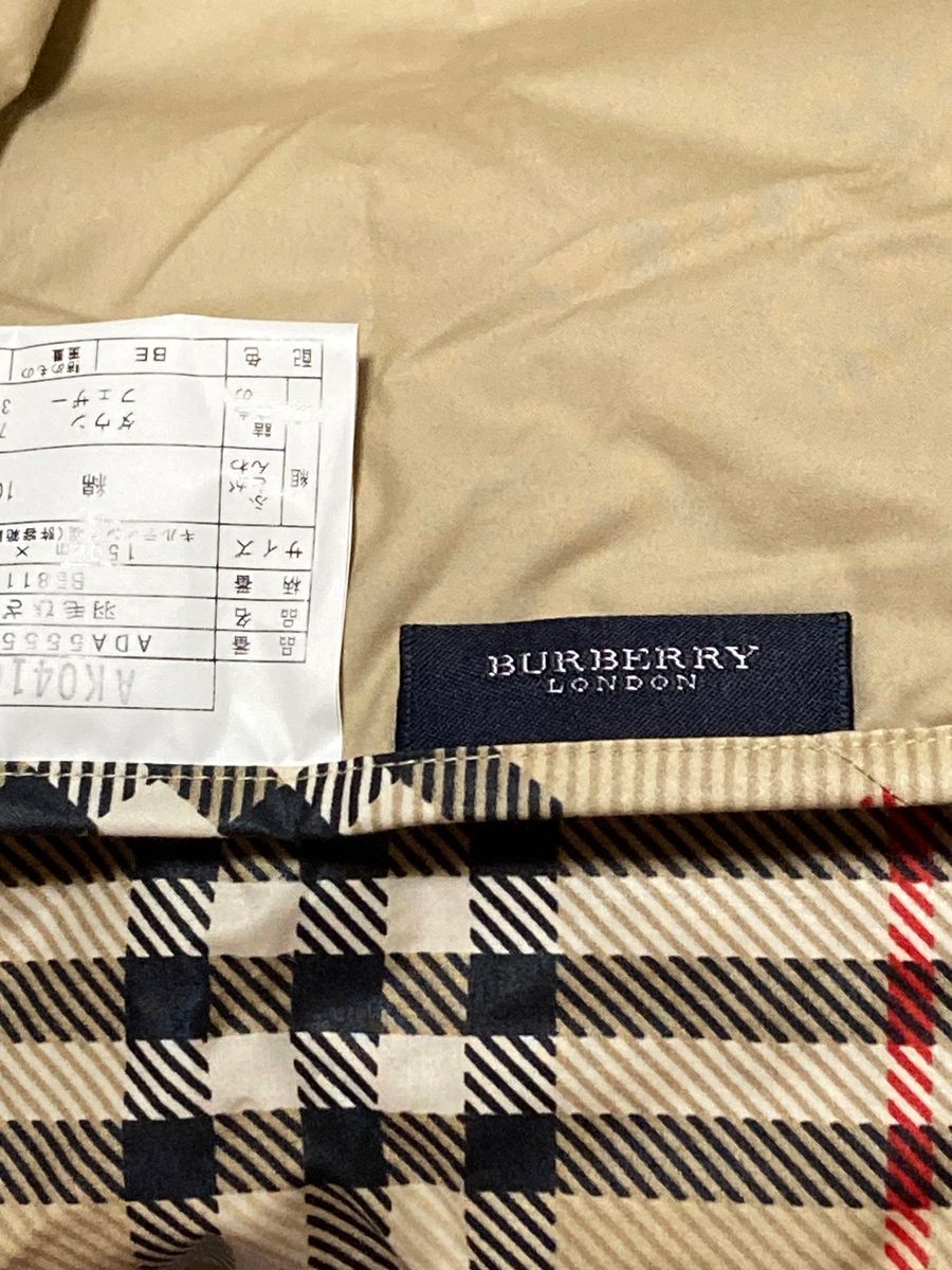 BURBERRY バーバリー 羽毛ひざ掛け ブランケット ダウン フェザー