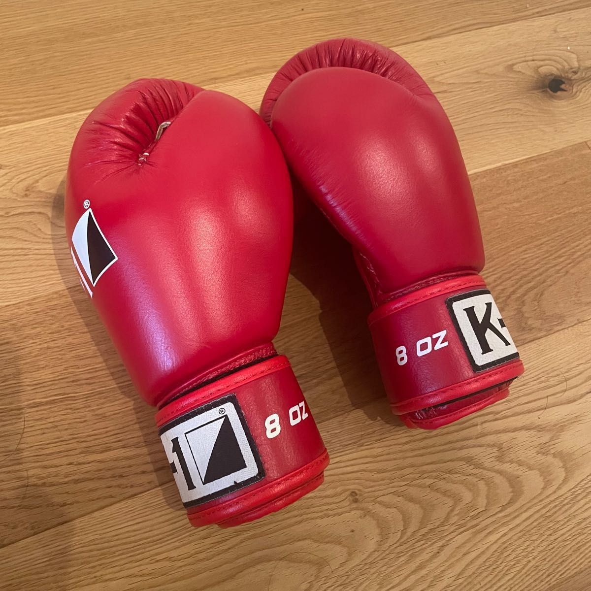 m*a様 WINDY ボクシンググローブ 8oz 赤 マジックテープ 8オンス