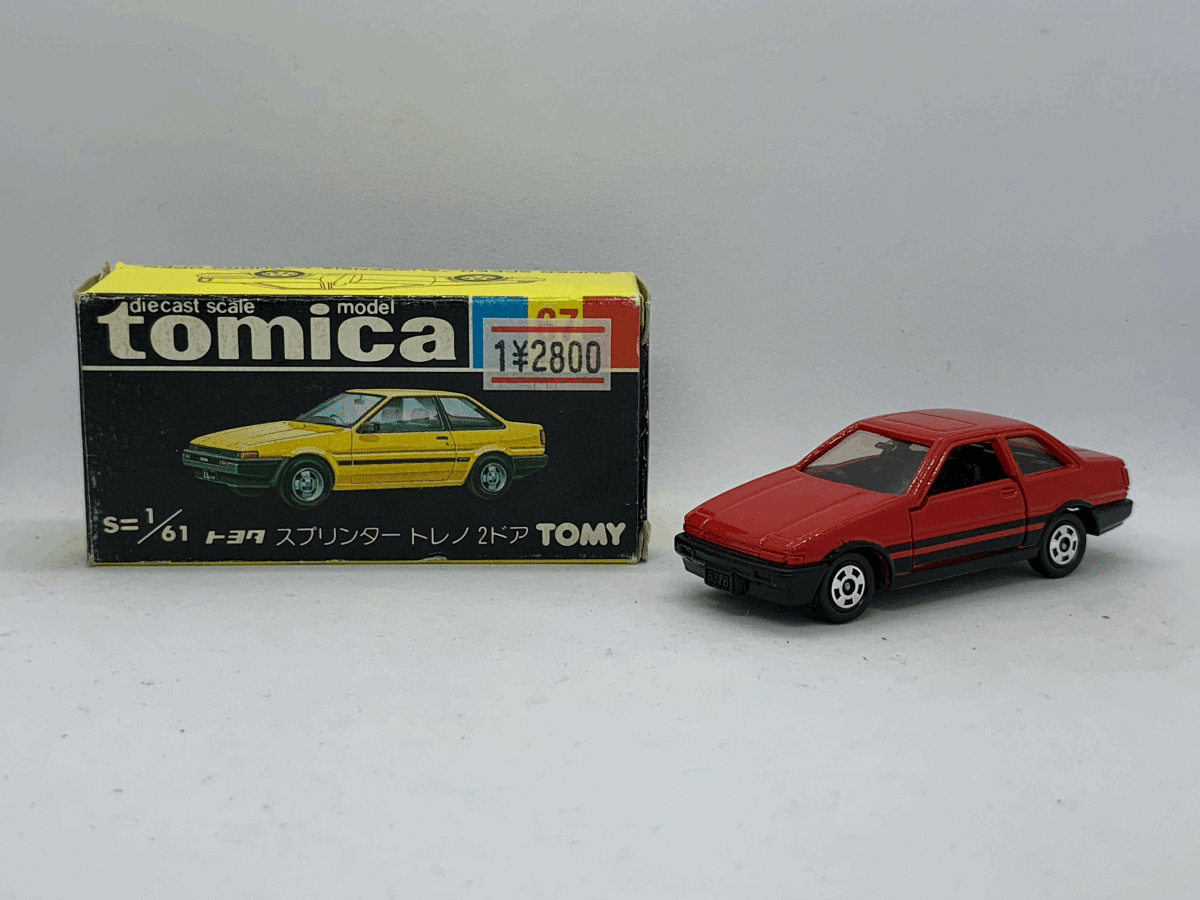トミカ 黒箱 No.67 トヨタ スプリンター トレノ 2ドア 日本製 トミカ