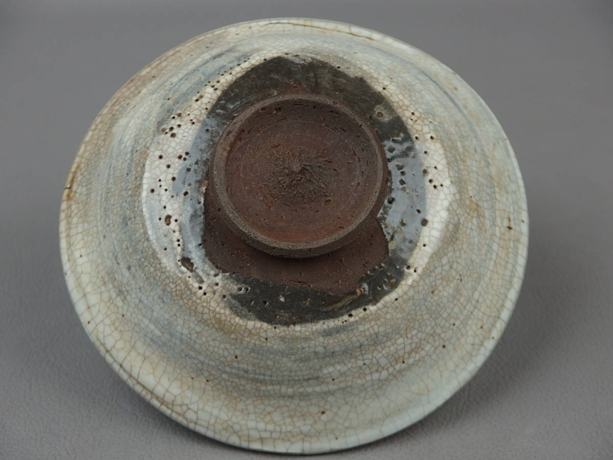 壷□かなり時代の有る古い白土の丸壺 自然釉 古玩 唐物 中国 古美術