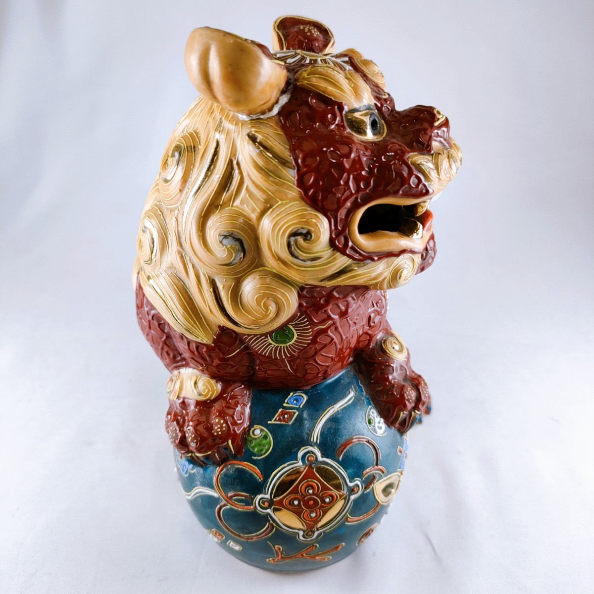 シーサー 獅子 陶器 オブジェ 置物 インテリア 工芸品 美術品 【公式通販】