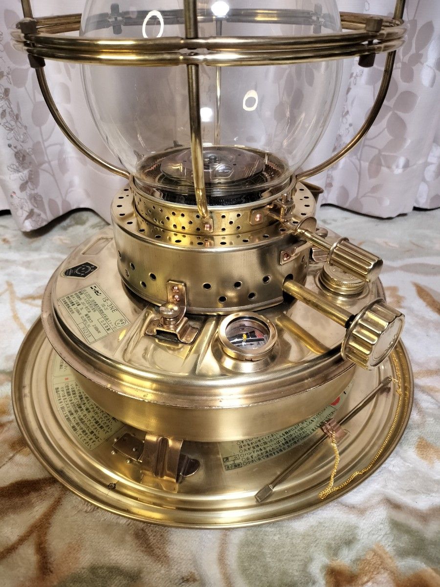 ニッセン 日本船燈 フリージア ゴールドフレーム レトロ ストーブ IS-3DX