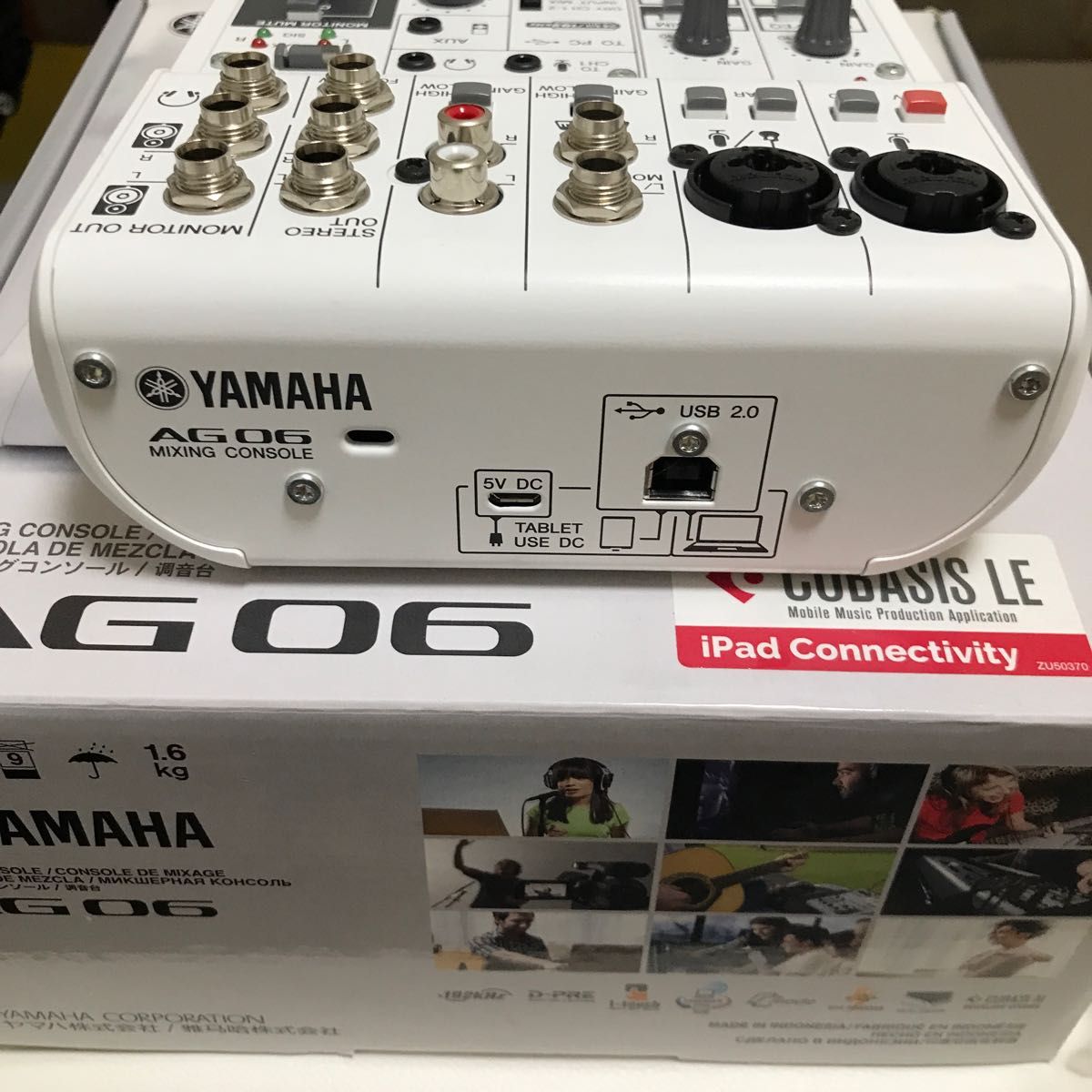 YAMAHA AG06 mk2 (White) ＊美品・付属品完備 YAMAHA AG06 mk2 (White
