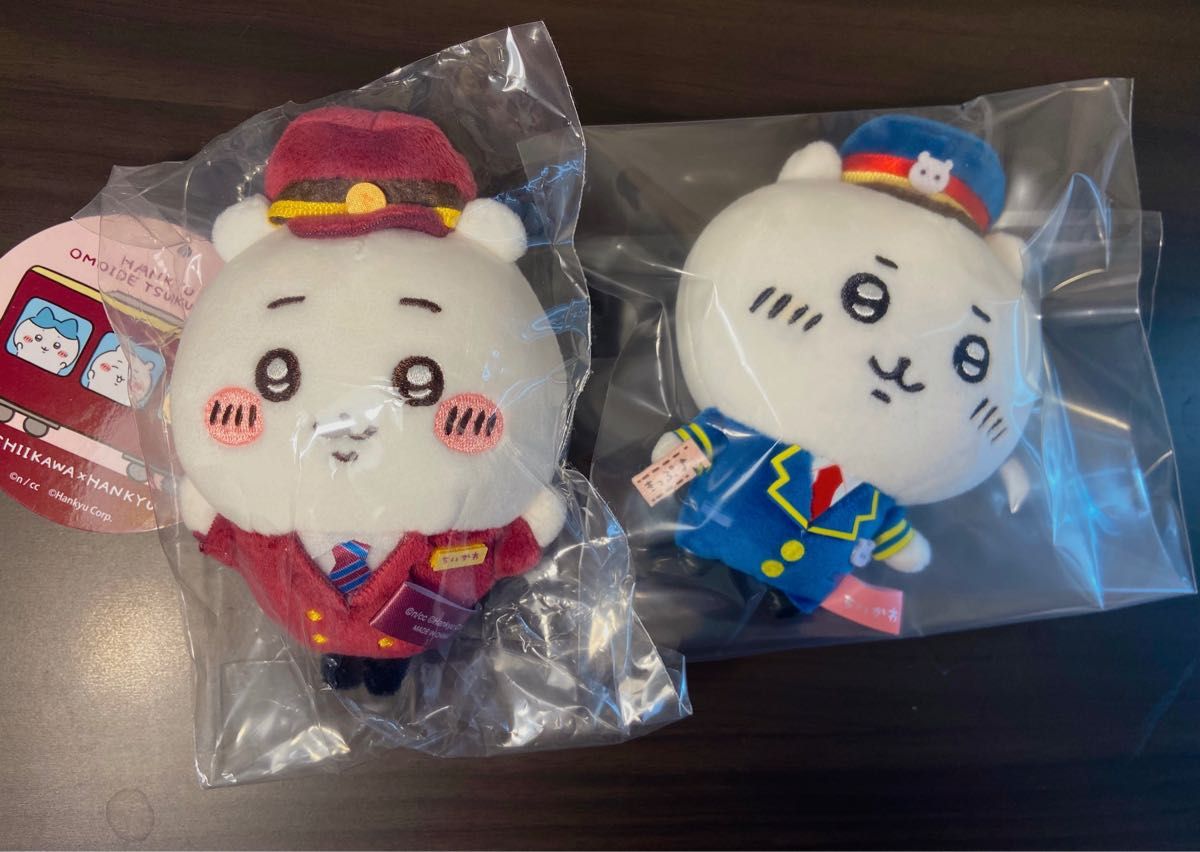 ちいかわ 駅員さんなマスコット阪急電車なマスコット4体セット