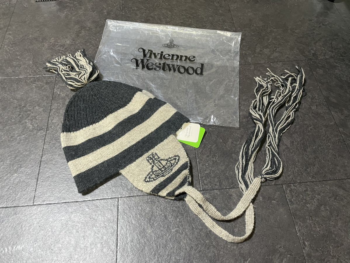 vivienne westwood ニット帽 フラップ付ワッチ 中古・古着通販