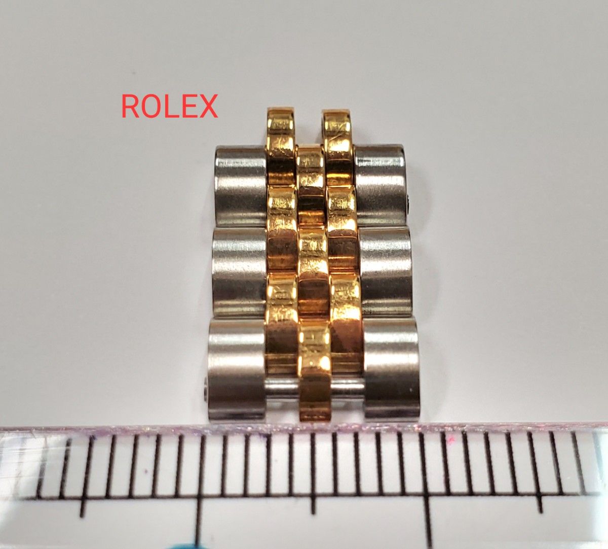 ロレックス純正 ジュビリーブレス デイトジャスト 余りコマ2個 SS
