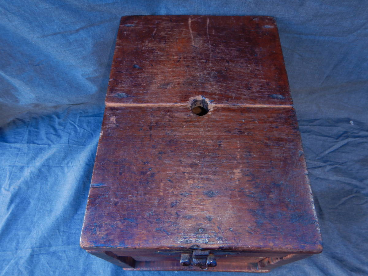 時代もの 江戸時代～明治時代 銭箱 銭函 船箪笥 収納箱 時代箪笥 時代