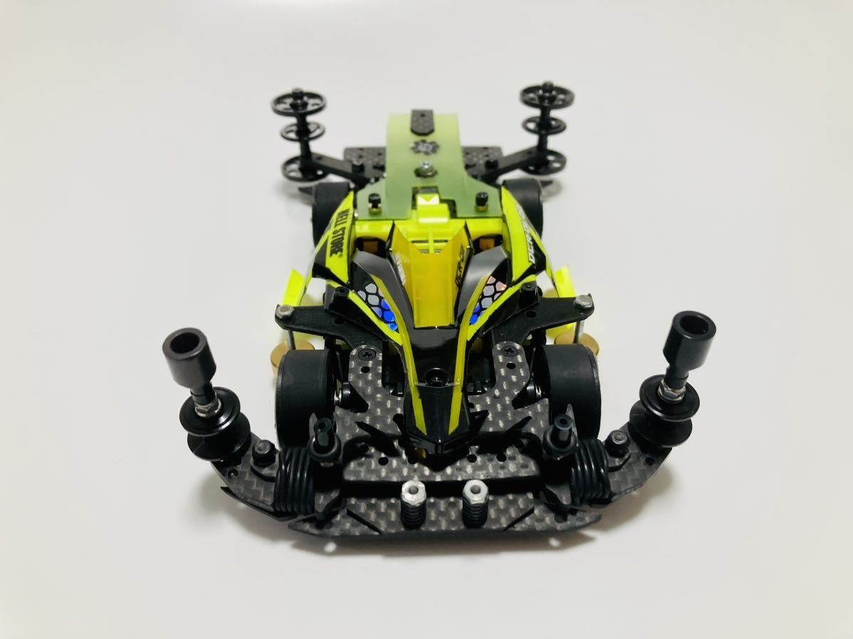 ミニ四駆MSフレキ完成品 2軸ATピボット セイchan式アンカー レース優勝