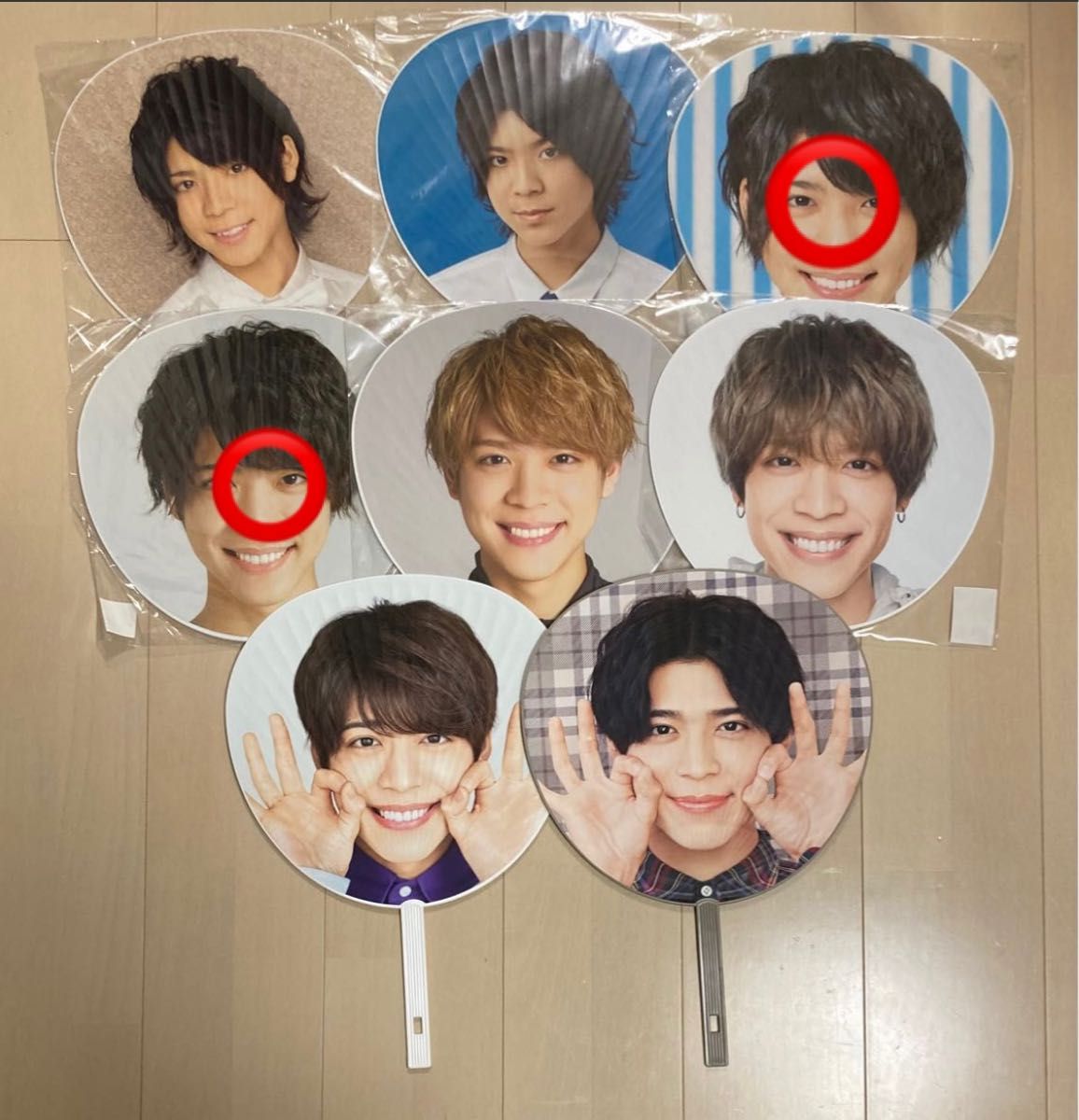 SexyZone セクゾ 松島聡 公式ジャンボうちわ 8本セット A｜Yahoo