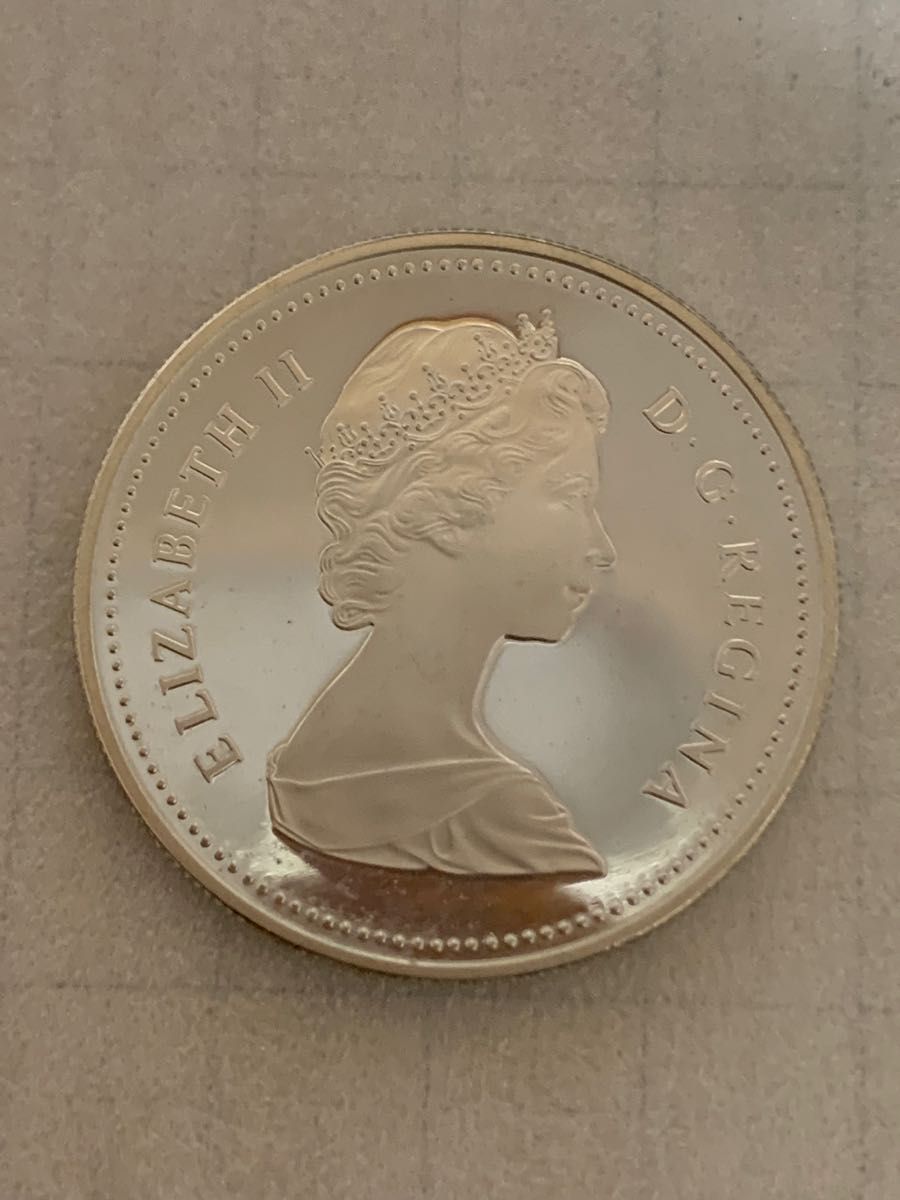 カナダ 1ドル(エドモンド夏季 ユニバーシアード大会) プルーフ銀貨