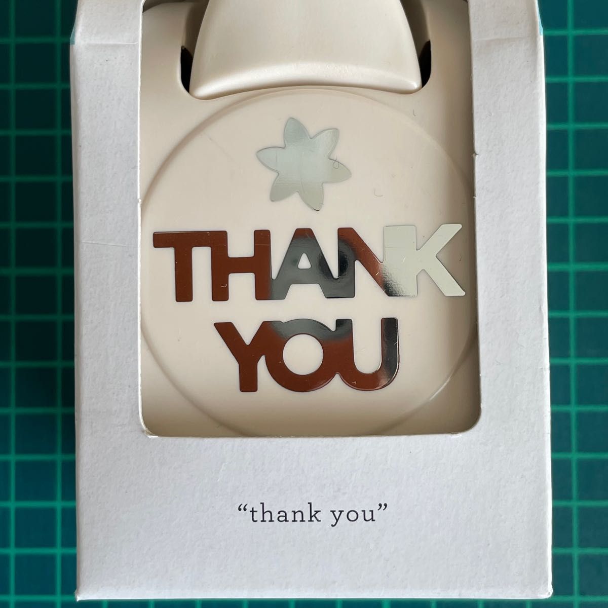 Thank you ローマ字 英語 クラフトパンチ Thank you ローマ字 英語