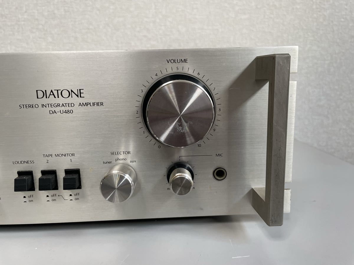 ✨動作品✨レア名機✨DIATONE DA-U480 アンプ プリメインアンプ
