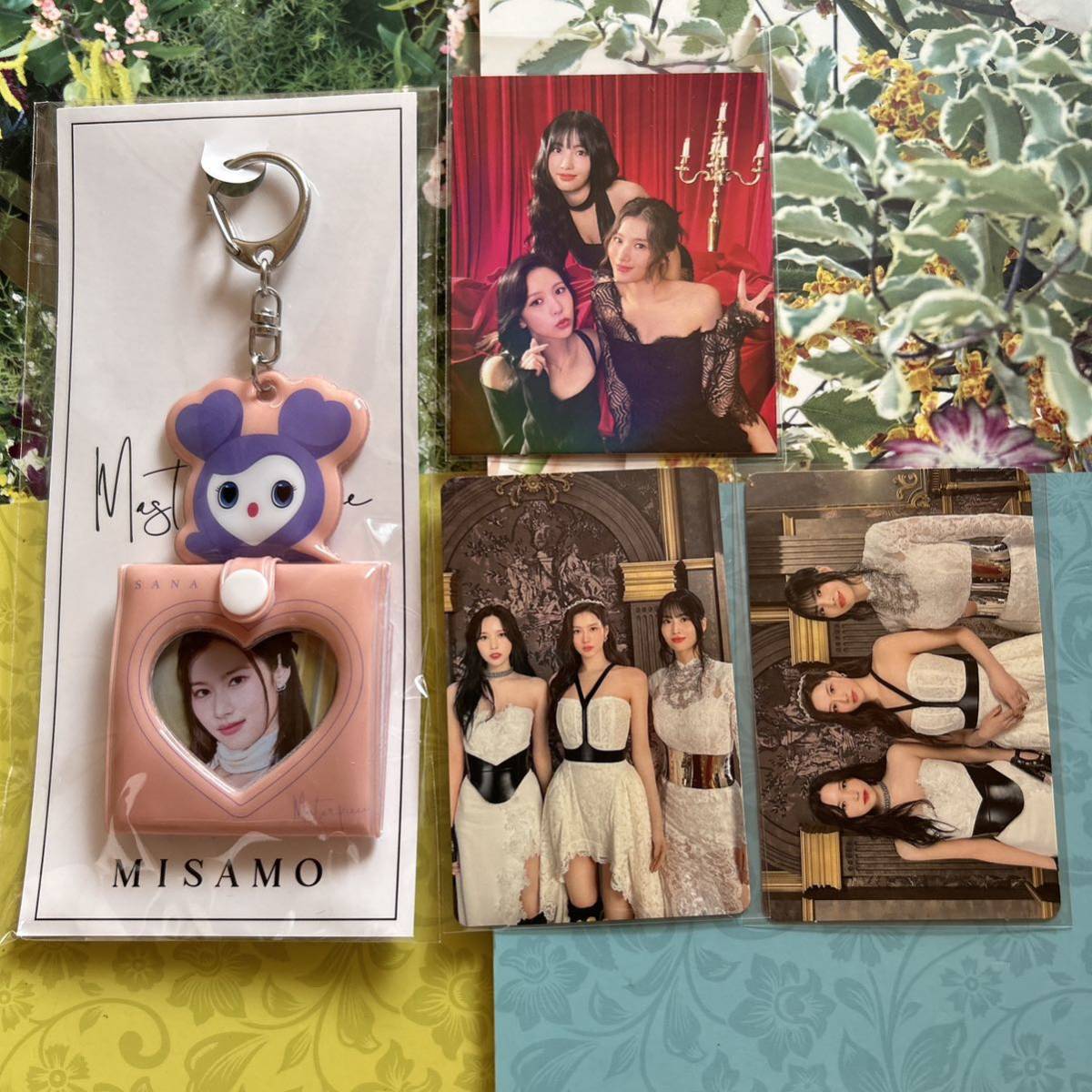 TWICE MISAMO トレカケースフォトカードキーホルダー