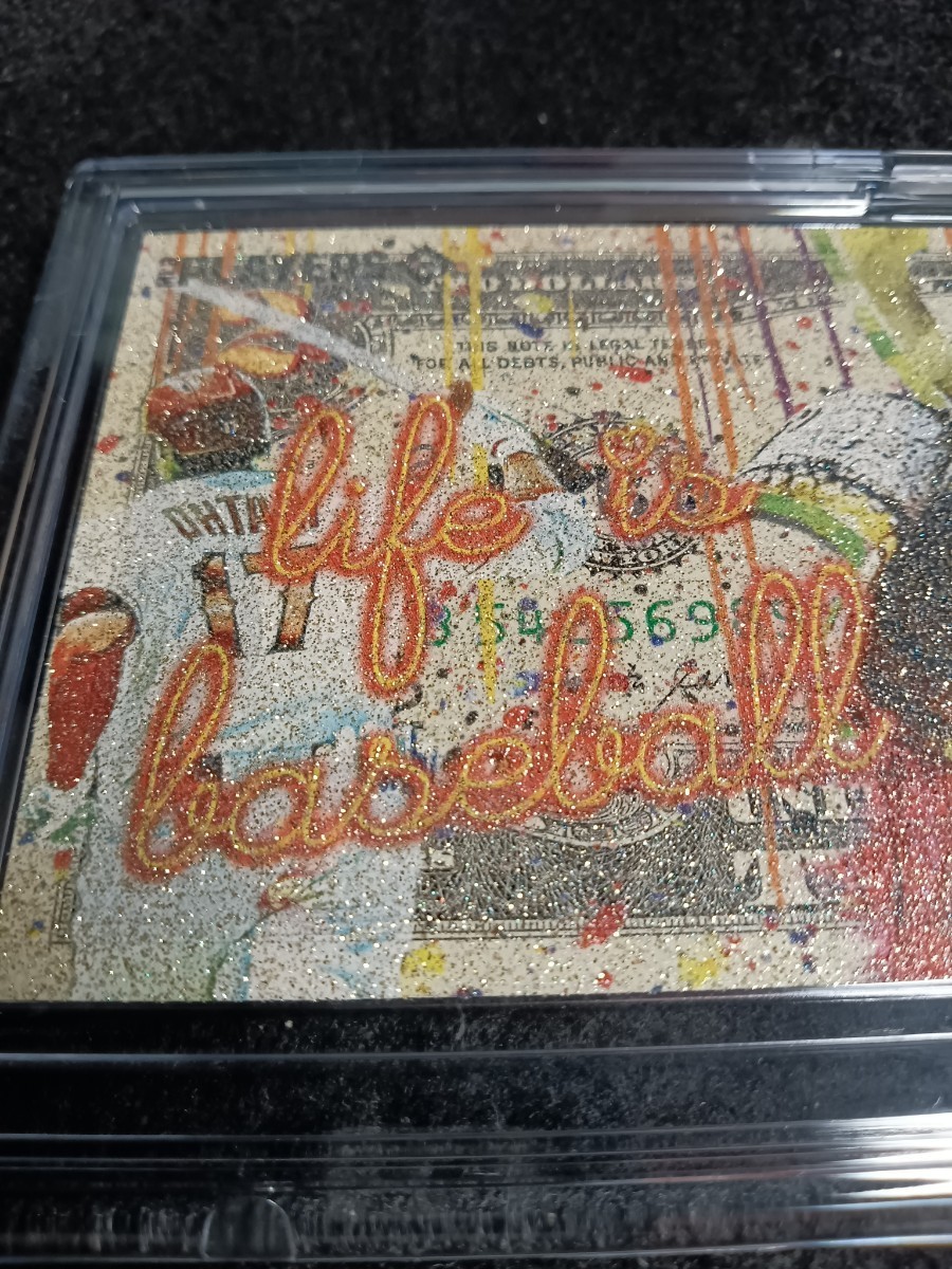 世界17枚限定 大谷翔平 二刀流 2ドル札 紙幣 アート Rency 直筆サイン