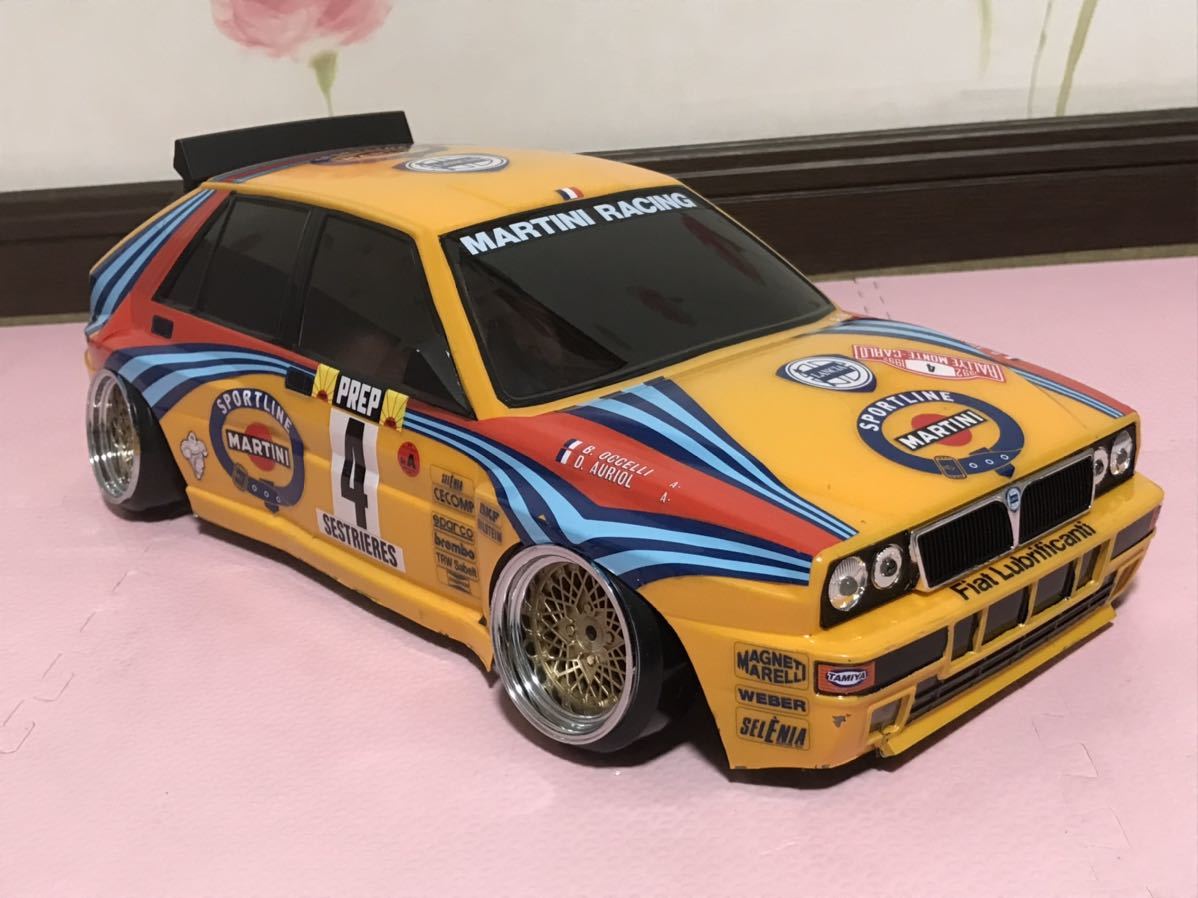 タミヤ ランチアデルタ1/10 ラジコン 完成ボディ TT-01 送料無料 1/10