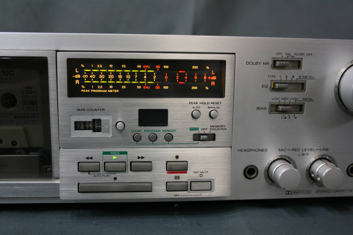 SONY TC-K65 カセットデッキ(1979年頃) 動作しません。
