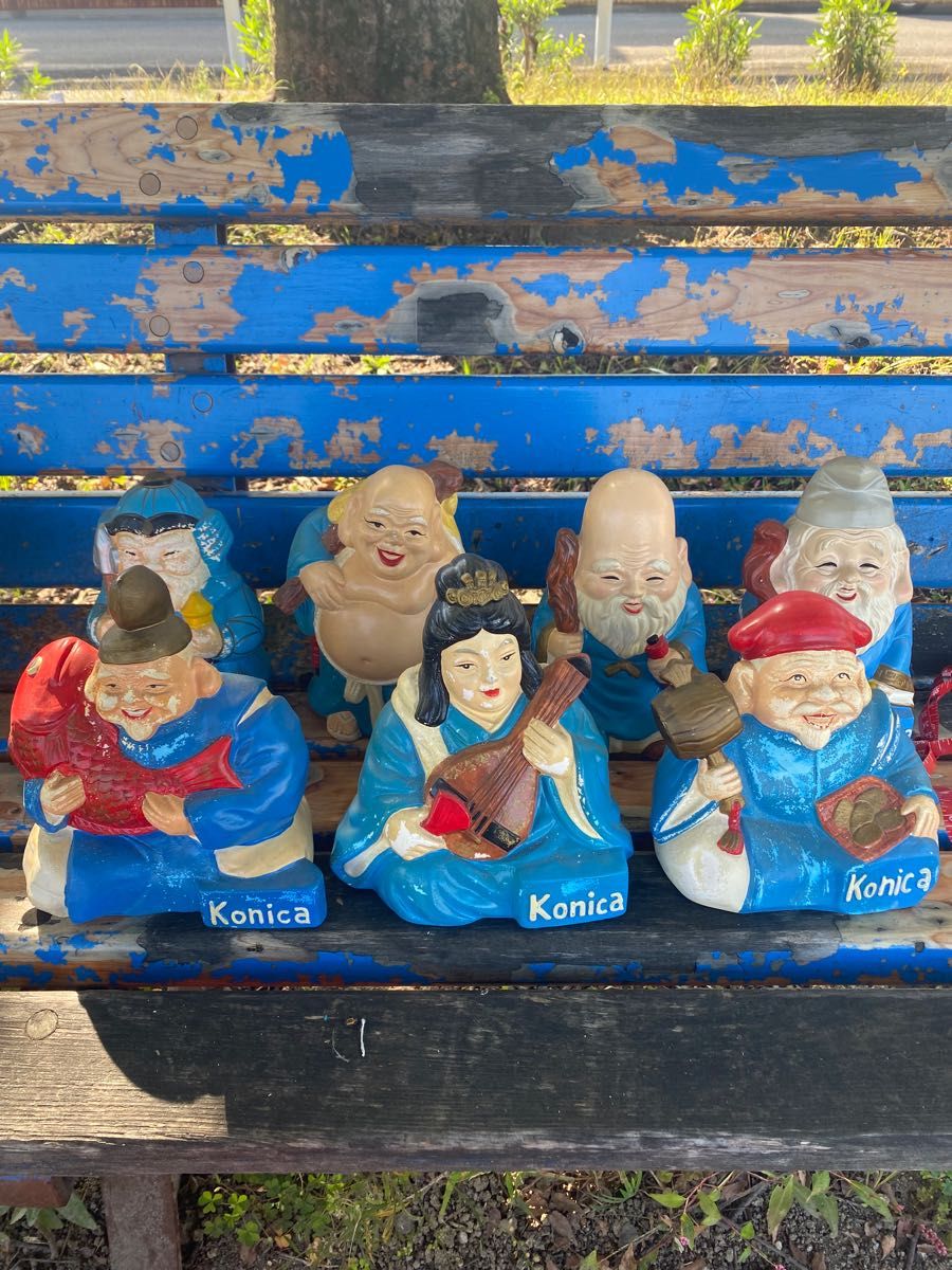 アンティークコニカノベルティ 陶器製七福神 7体セット｜Yahoo!フリマ