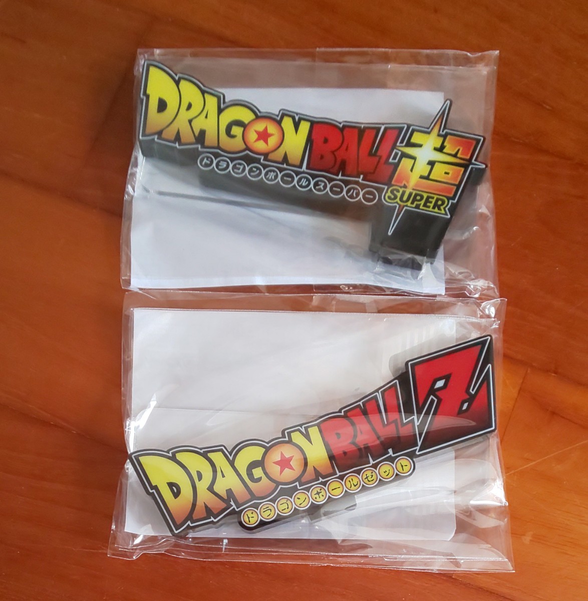 2種類セット ドラゴンボール超 & ドラゴンボールZ アクリルロゴ