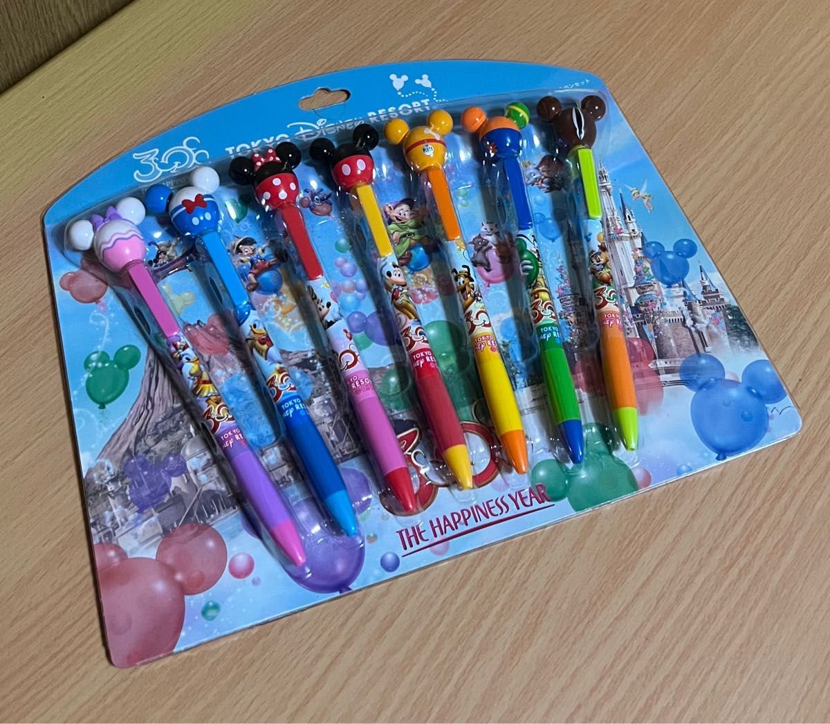 ディズニー 30周年 ボールペン ハピネス バルーン 風船 ミッキー