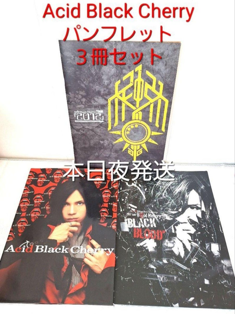 Acid Black Cherry パンフレット 3冊セット yasu ABC ツアー