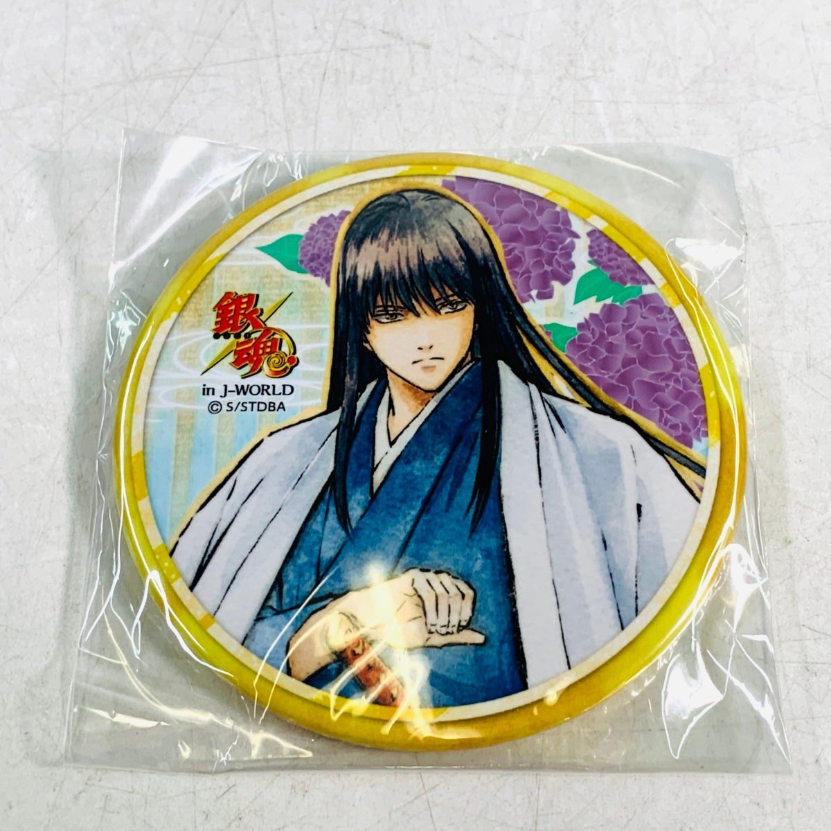 銀魂 坂本辰馬 缶バッジ 花鳥賞 花鳥風月 J-WORLD 銀魂 坂本辰馬 缶バッジ