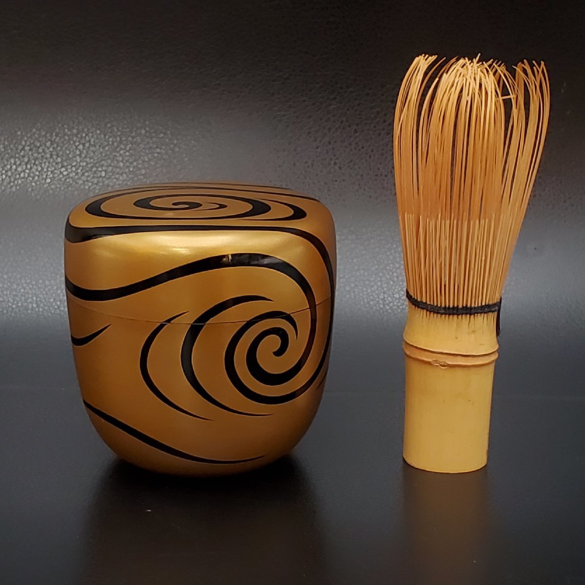 棗☆輪島塗☆笹りんどう☆一后一兆☆茶道具