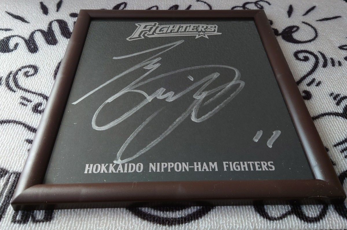 大谷翔平 直筆サイン色紙 球団公認ロゴ入り色紙