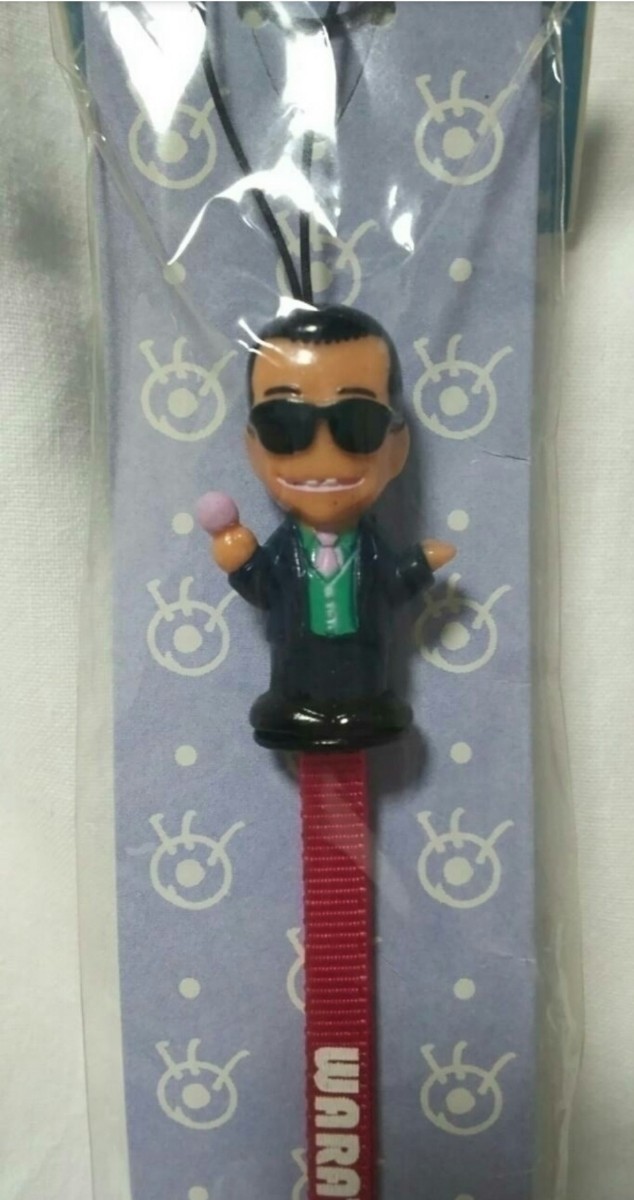 非売品 笑っていいとも！森田一義 タモリ ストラップ 金 激レア