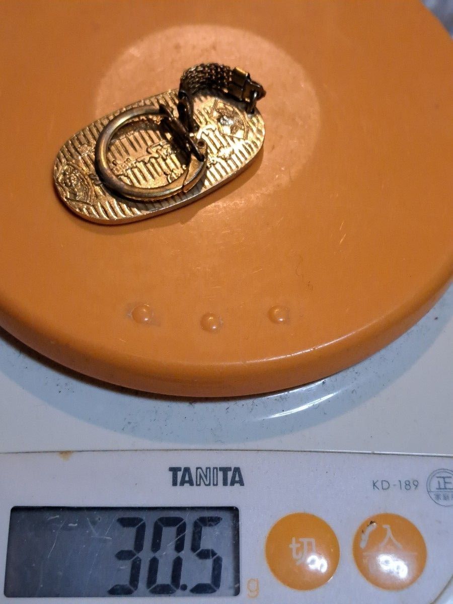 昭和53年4月29日 参拝記念 天皇陛下喜寿 記念キーホルダーアンティーク