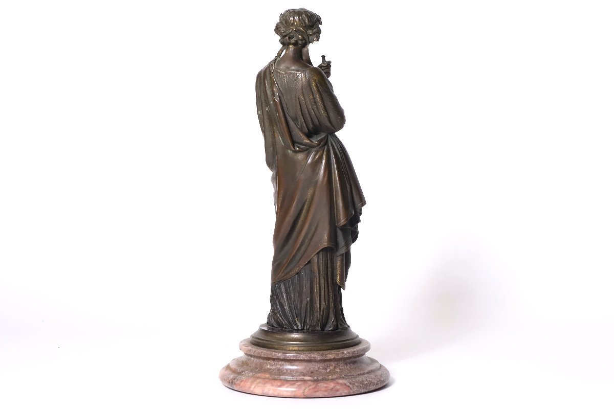 SIBYLLE アンティークブロンズ像 約35cm フランスのアンティーク