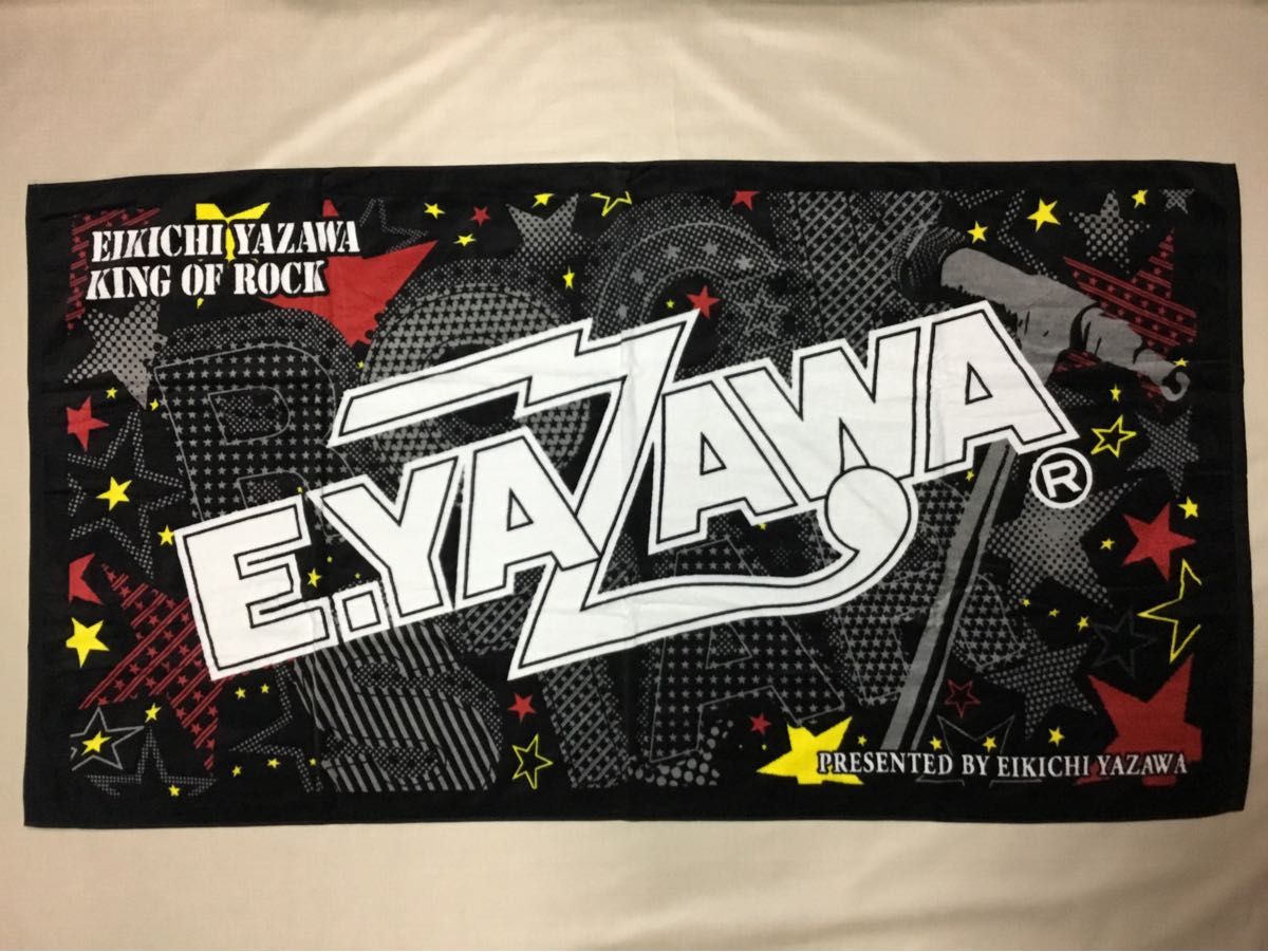 矢沢永吉 ビッグタオル 完売品 矢沢永吉 スペシャルビーチタオル (ロゴ