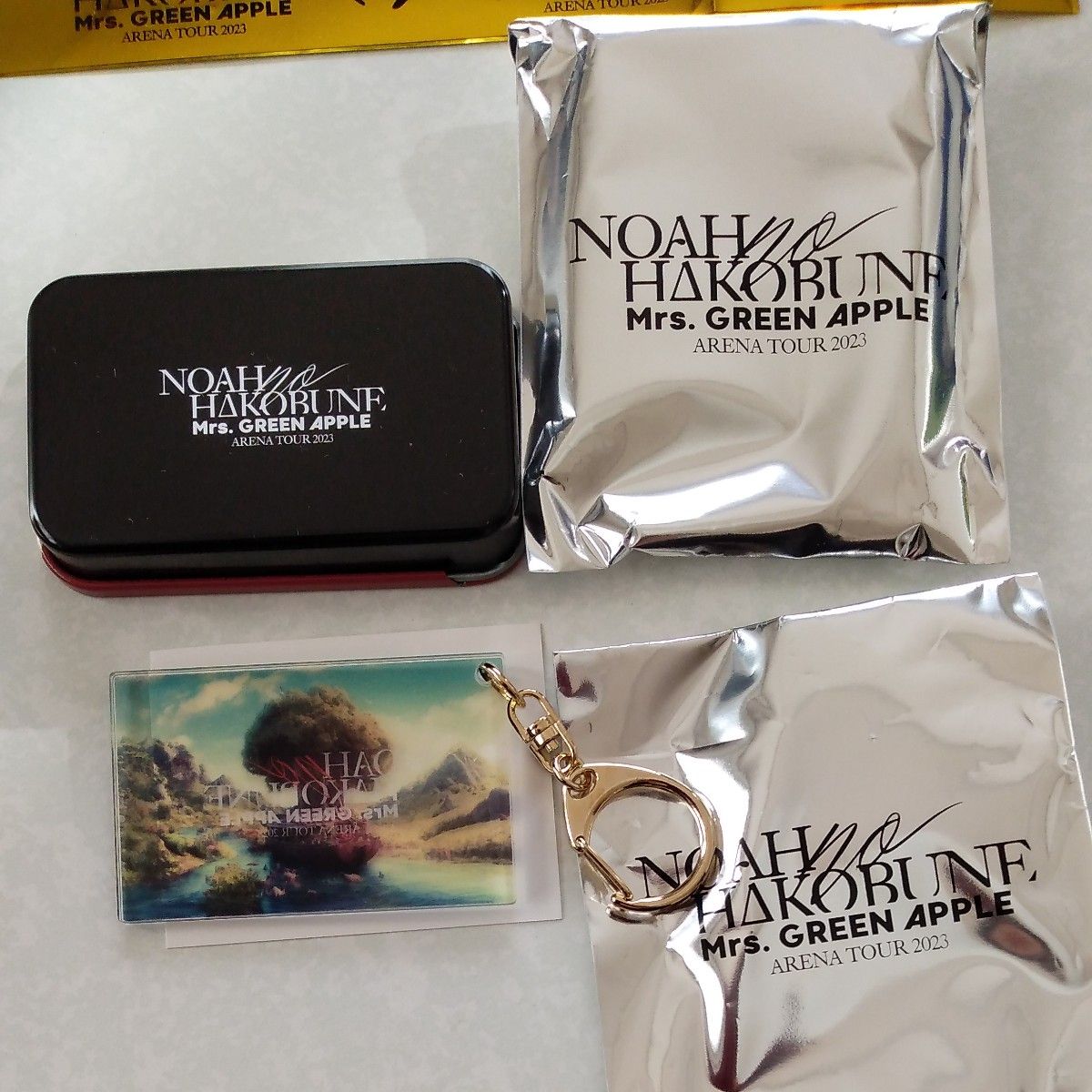Mrs.GREEN APPLEノアの方舟 ガチャ ロゴキーホルダー