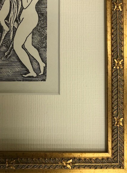 az藤田嗣治のオリジナル木版画 1925年 X藤田嗣治の木版画 1925年制作