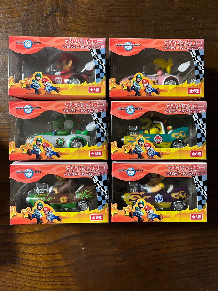 処分価格 】マリオカートDX／ツアーアソート／プルバックカー／6種類