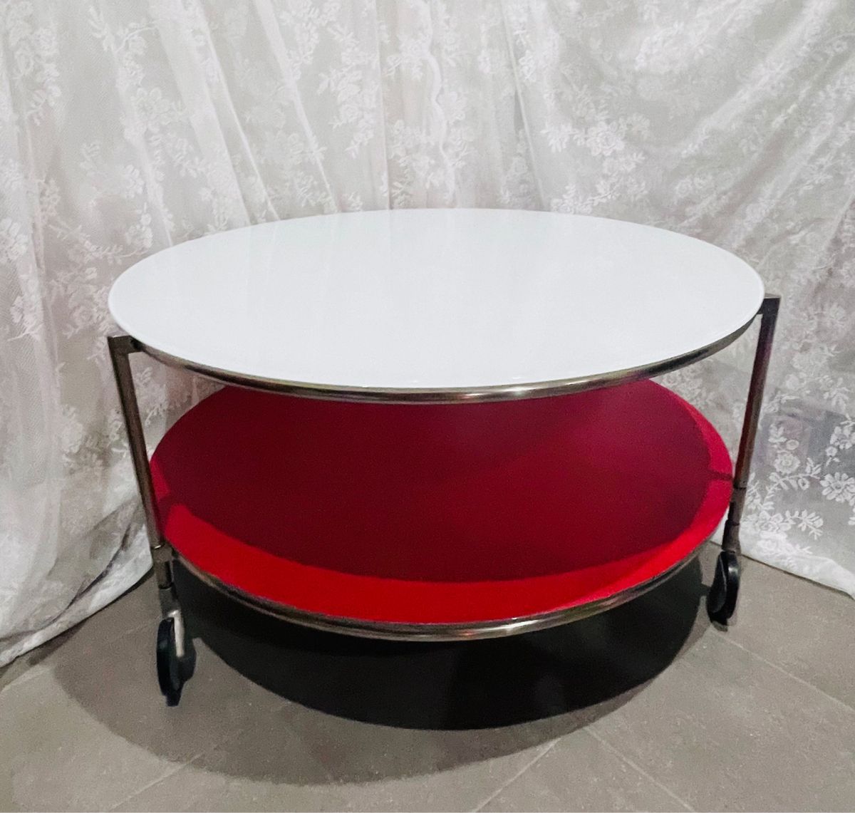 売れ筋 1980's スペースエイジ スプートニク アルミニウム ガラス 円盤