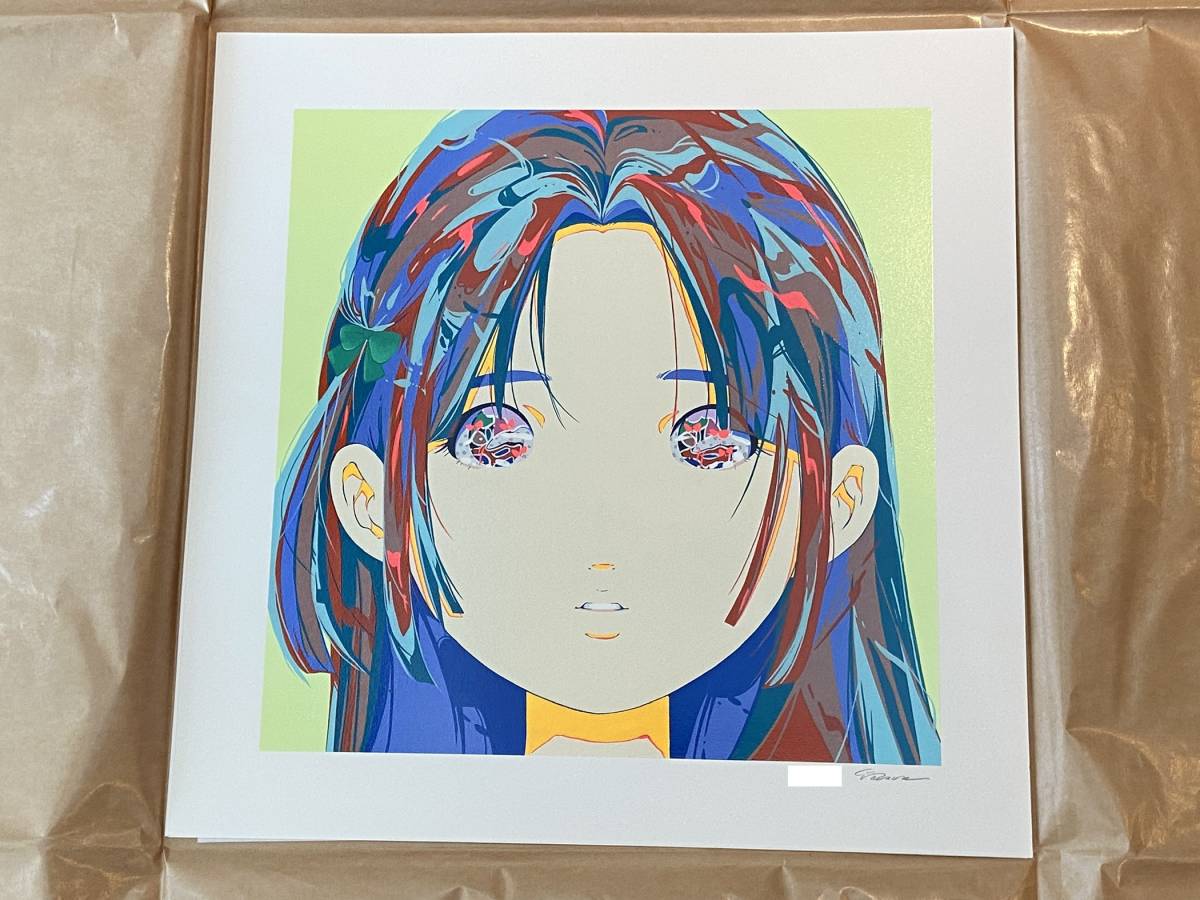 真作 愛☆まどんな 額装済みシルクスクリーン「ゆめみ」 版画 ED