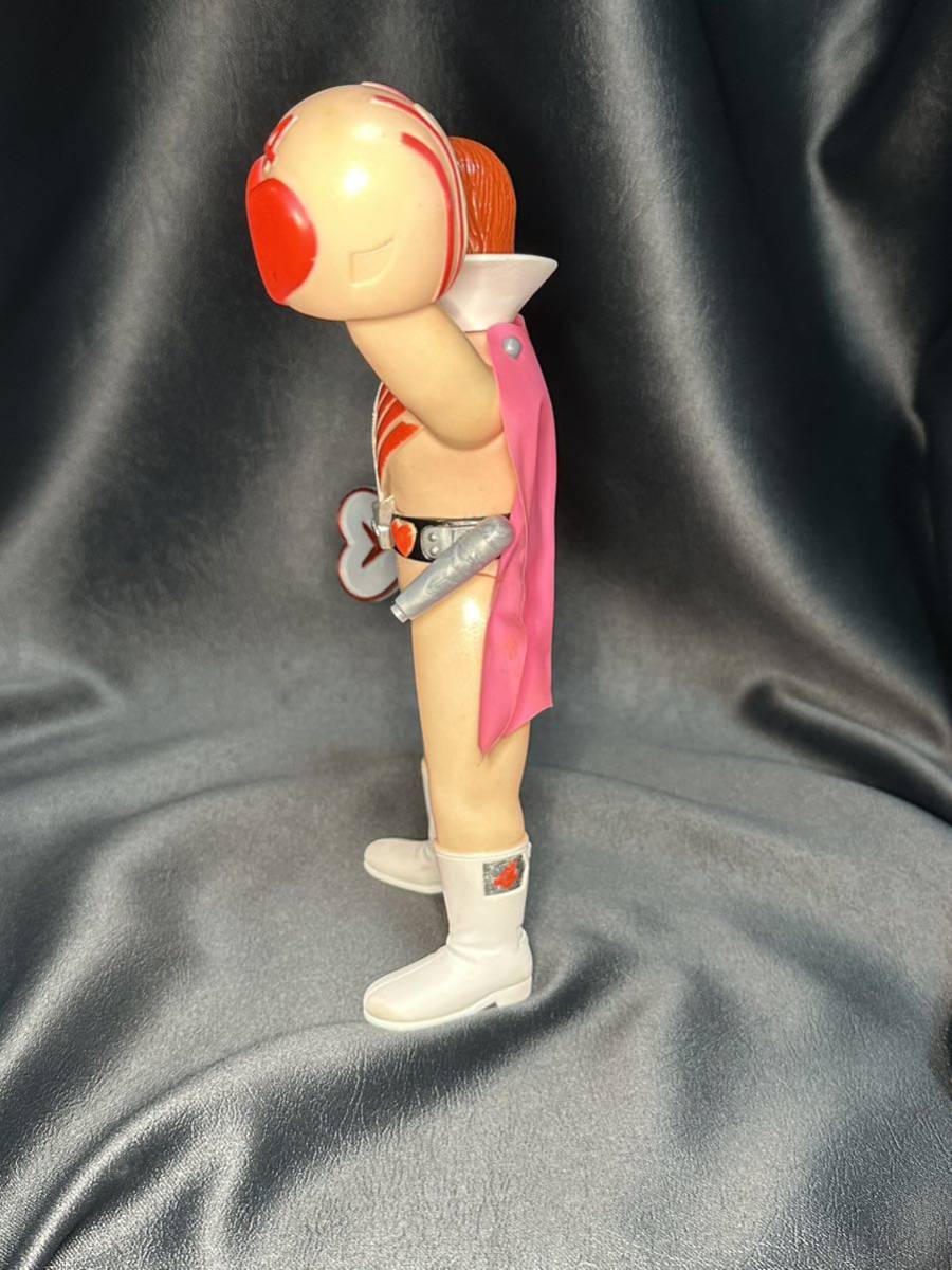 s*e様 旧バンダイ 面替えソフビ モモレンジャー 当時物 s*e様 旧