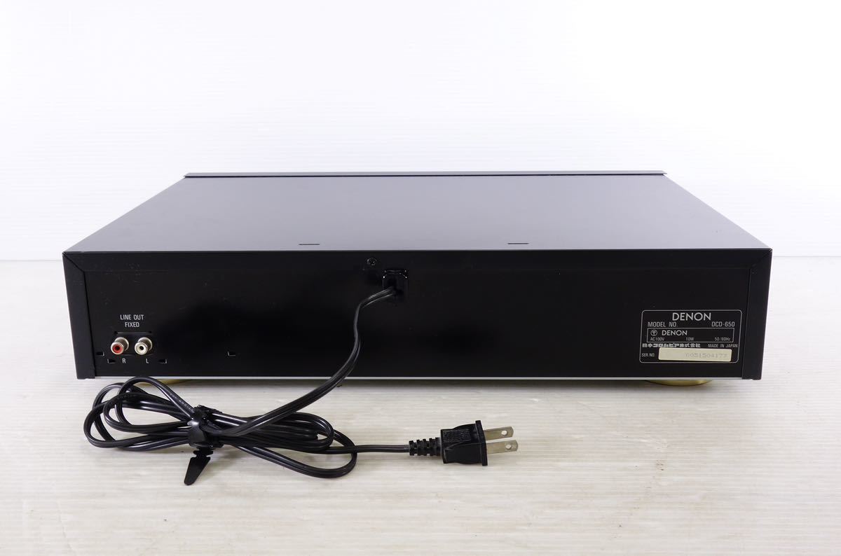 DENON CD プレーヤー DCD-650 DENON DCD-650 Specifications Denon / Denon