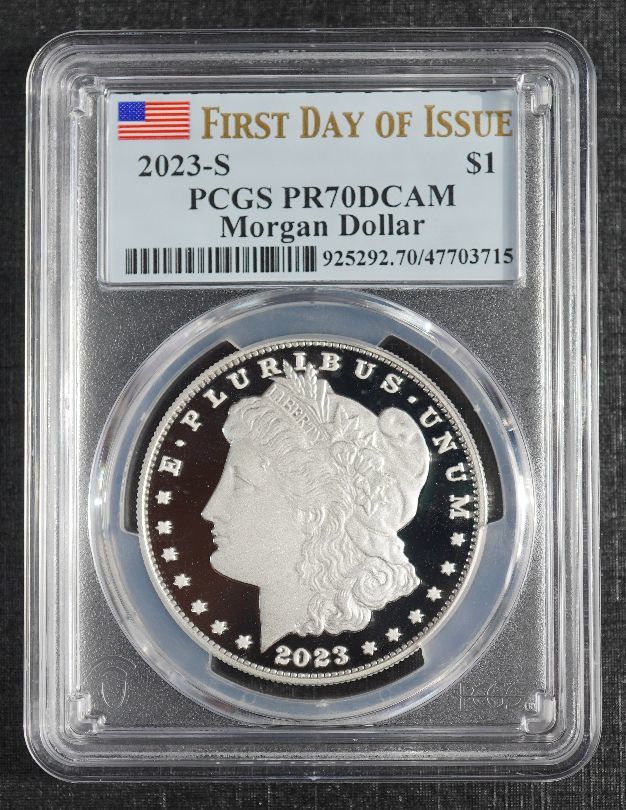 Yahoo!オークション - 【最高鑑定】2023 モルガンダラー 銀貨 PCGS PR7