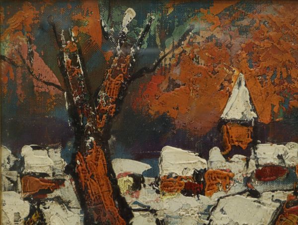 アンリ ダンティ 絵画 油絵