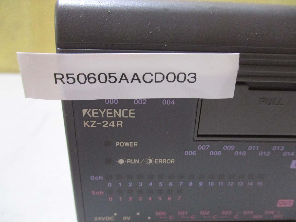 中古 KEYENCE 表示機能内蔵PLC KZ-24R [2個セット](R50605AACD003)