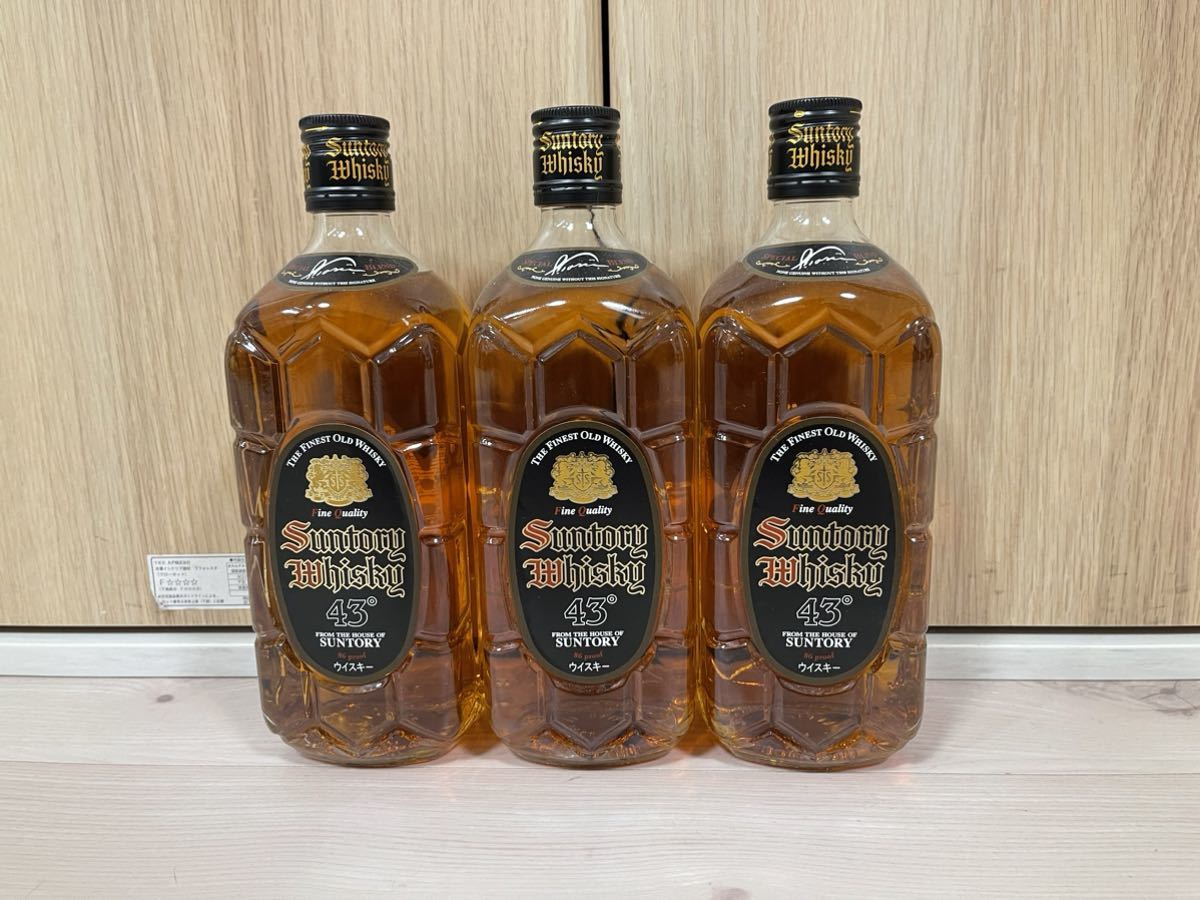 サントリー 黒角 角瓶 ウィスキー 700ml 未開封 サントリー 黒角 角瓶