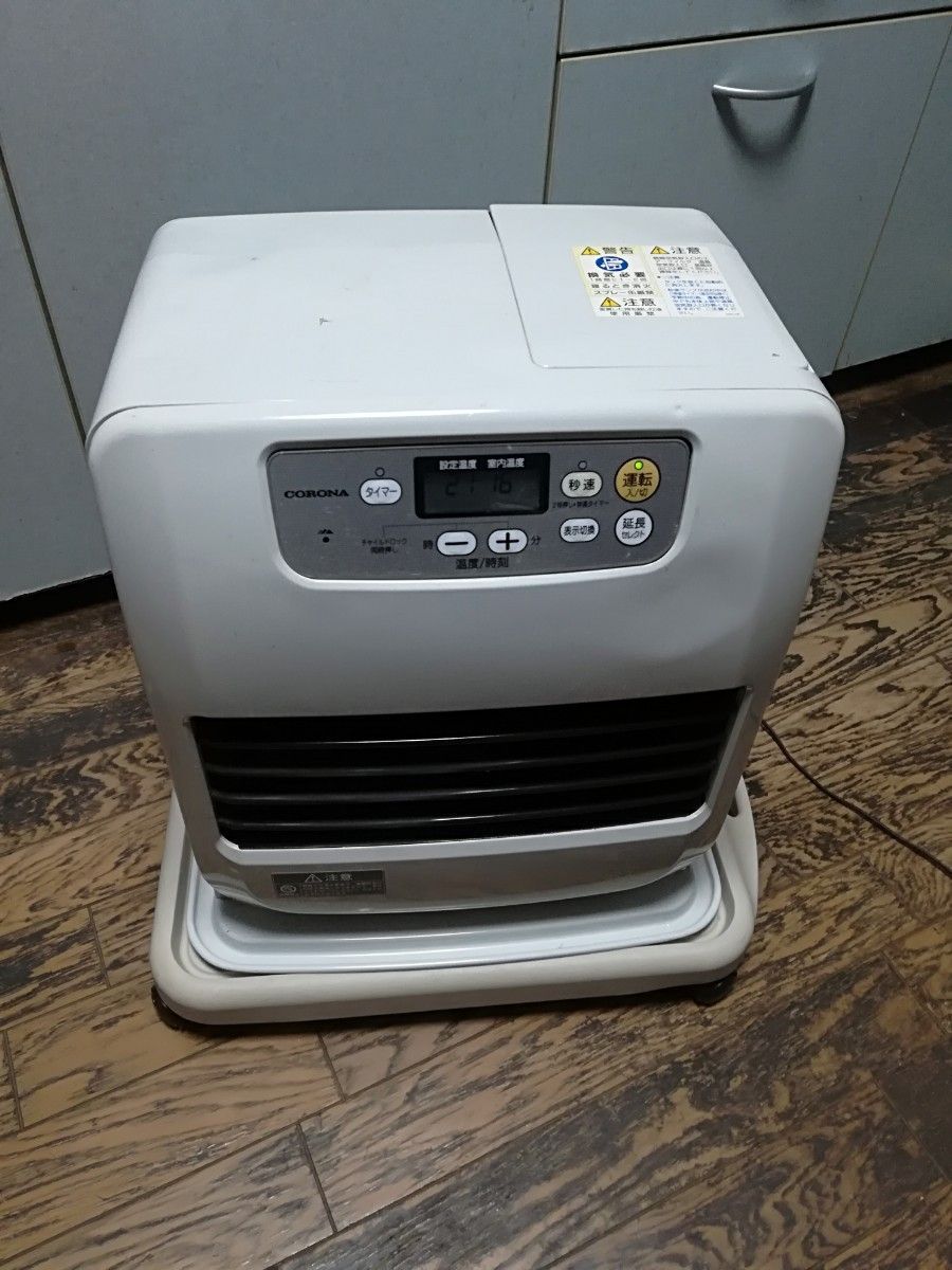 コロナファンヒーターストーブホワイト コロナ 石油ファンヒーター KCF