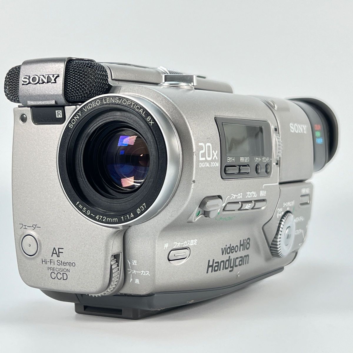 動作OK!☆SONYのHi8/8ミリビデオカメラ/CCD-TR2000 動作OK!☆SONYのHi8