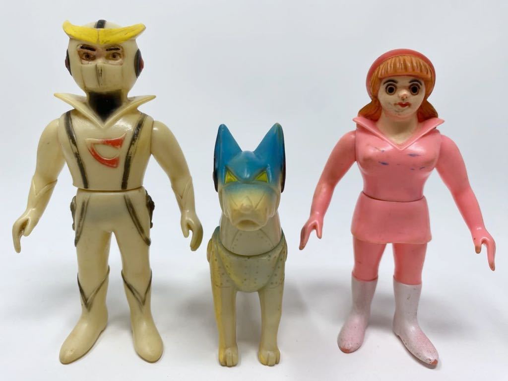 ブレンダーロボット犬ソフビ新造人間キャシャーンブルマァク