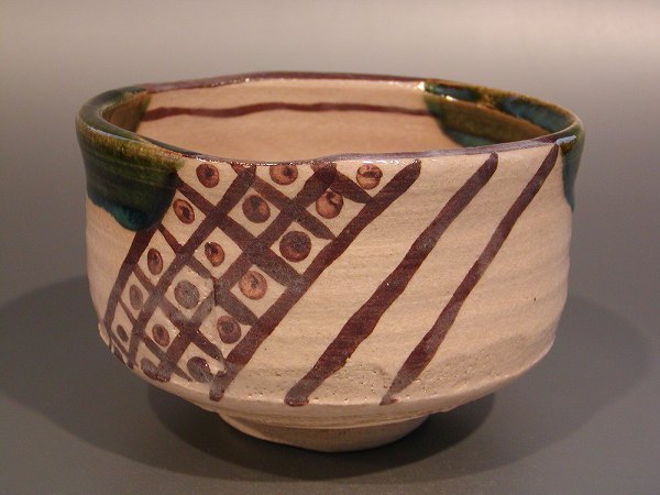 清水茂生 作 古瀬戸茶入 新紹緞子仕覆添 共箱 茶道具 保証