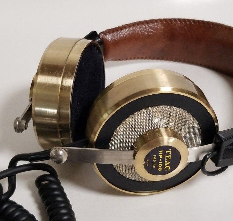 TEAC ティアック ヴィンテージ ヘッドホン HP-100 ゴールド｜Yahoo