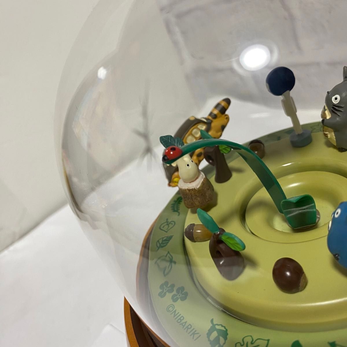 希少】となりのトトロ どんぐりドーム オルゴール からくり 時計